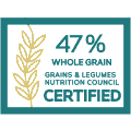 47 Percent Whole Grain Certified 47 Percent Whole Grain Certified