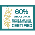 60 Percent Whole Grain Certified 60 Percent Whole Grain Certified
