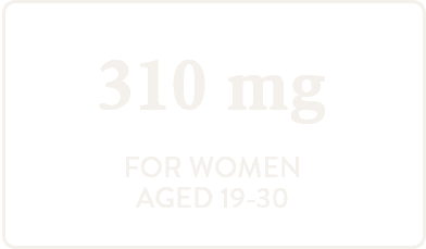 310mg For Women 19-30